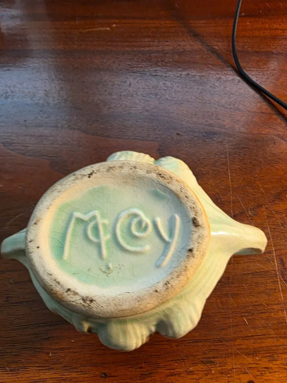 VINTAGE 1940'S McCOY OPEN SUGAR BOWL